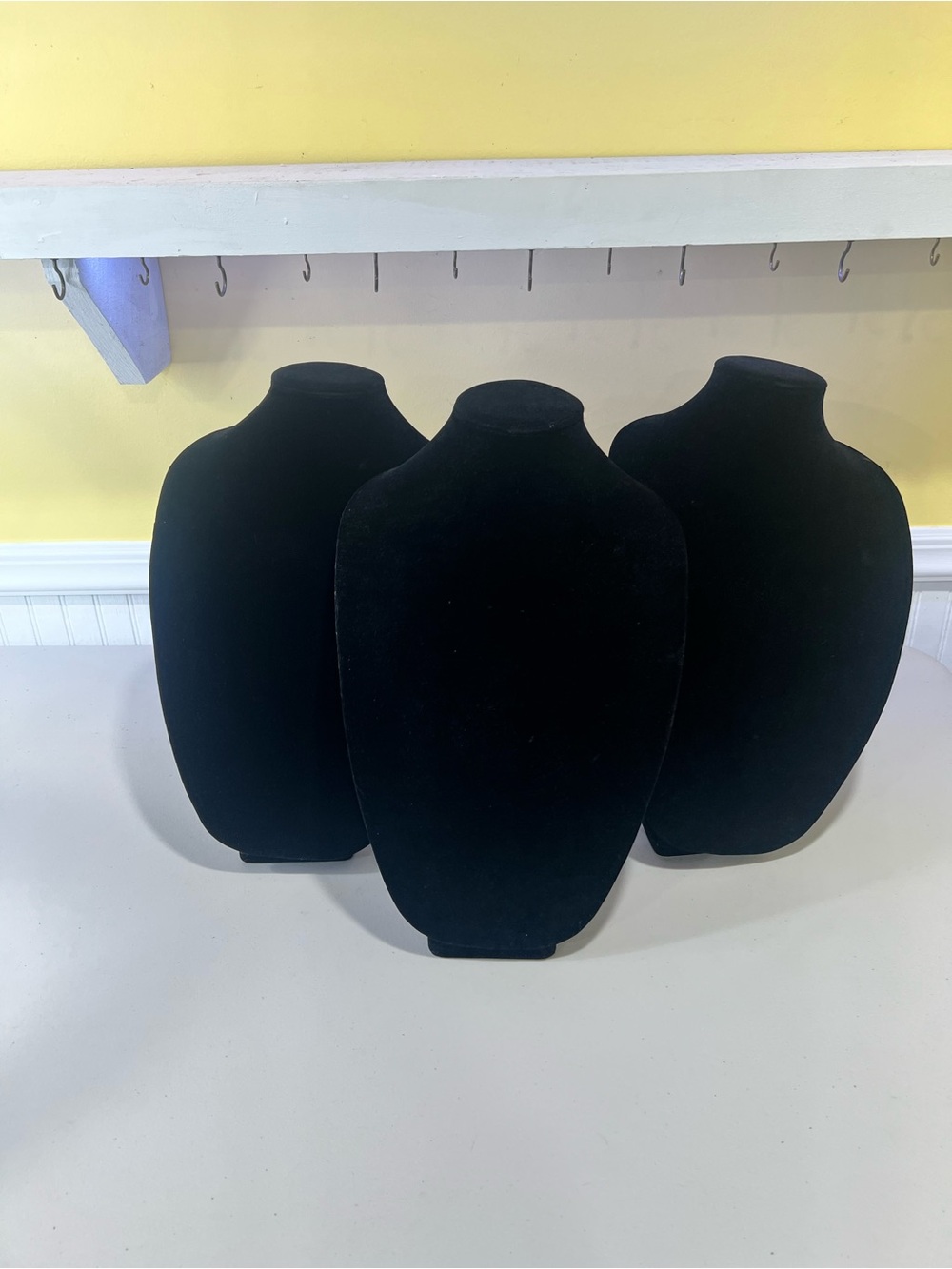 Black Velvet Necklace Display Bust - Sold separately available to bundle
